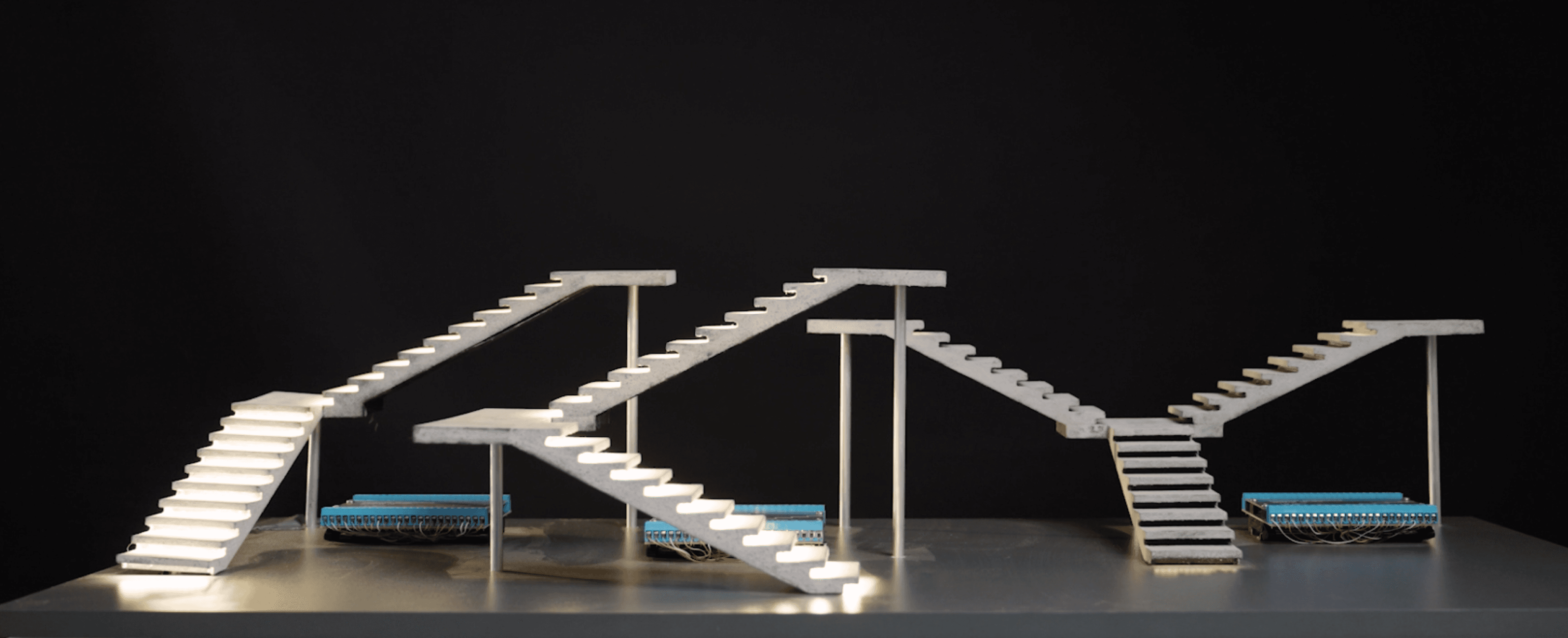 Scalior controlling 4 independent stair flights from one unit